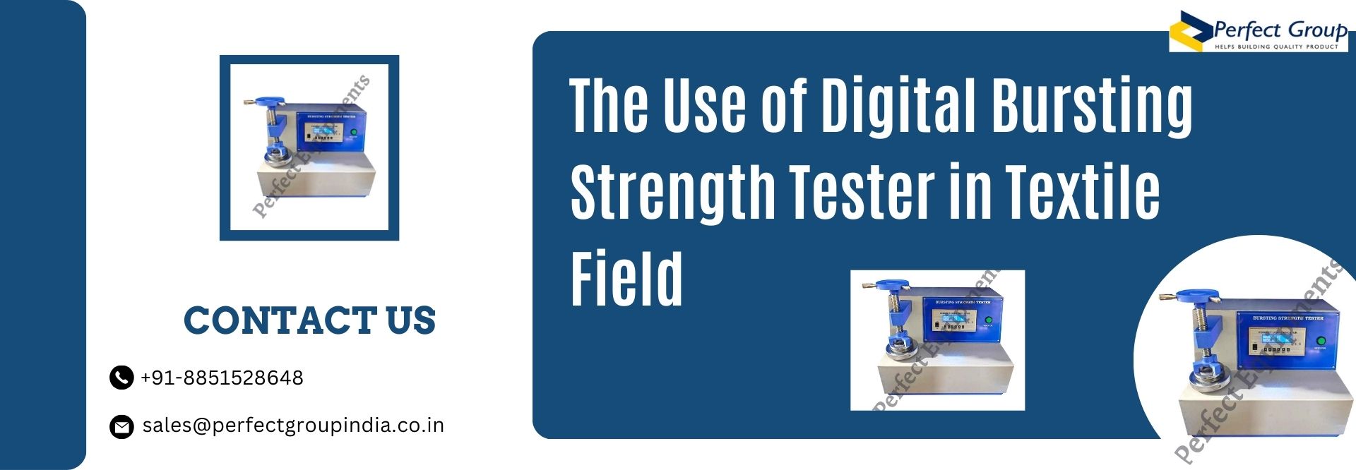 The Use of Digital Bursting Strength Tester in Textile Field