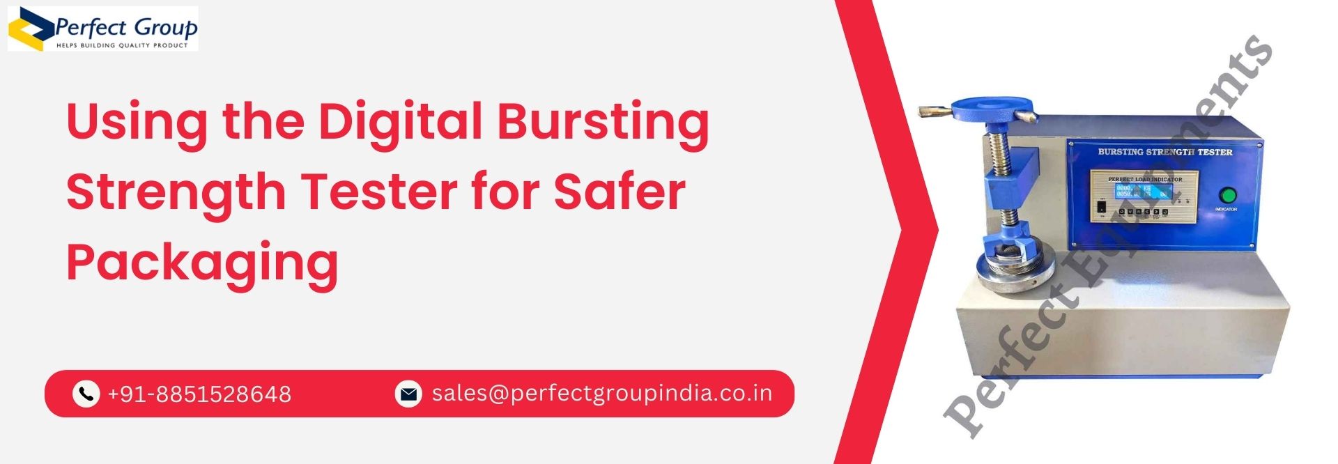 Using the Digital Bursting Strength Tester for Safer Packaging