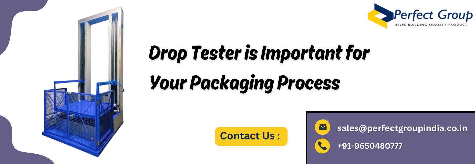 Drop Tester is Important for Your Packaging Process
