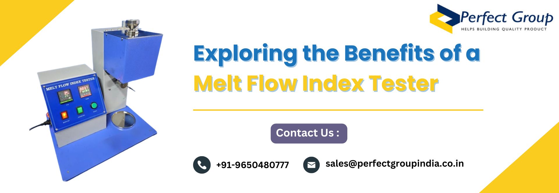 Exploring the Benefits of a Melt Flow Index Tester
